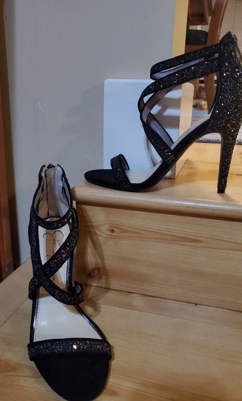 Jessica Simpson Women's Sparkle Heeled Sandals 👡 - Picture 5 of 13